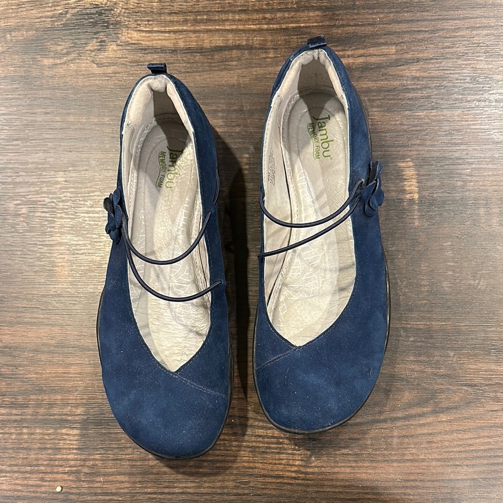 Jambu Women's Blue Mary Jane Shoes - Picture 7 of 7